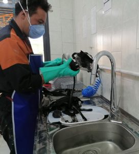 شستشو و ضدعفونی ماسک